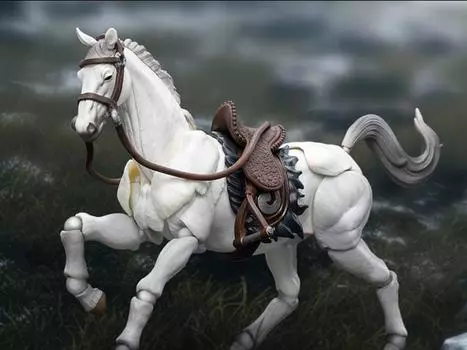 Фигурка Dark Source JiangHu War Horse (White Ver.) 1/18 Scale Action Figure Joytoy