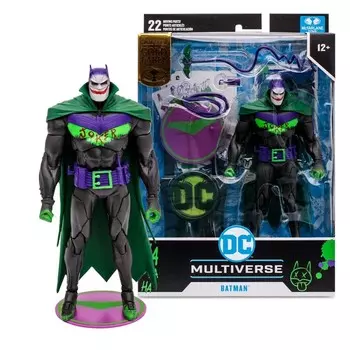 Фигурка DC Multiverse (Бэтмен: Белый рыцарь) — Джокеризованный Бэтмен (золотая этикетка) Inna marka
