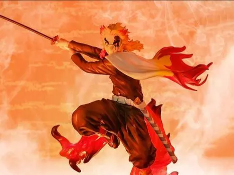 Фигурка Demon Slayer: Kimetsu No Yaiba Ichibansho Kyojuro Rengoku (Shake the Sword Burn Your Heart) Bandai Spirits