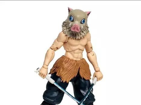 Фигурка Demon Slayer: Kimetsu no Yaiba Inosuke Hashibira 7" Action Figure Mcfarlane Toys