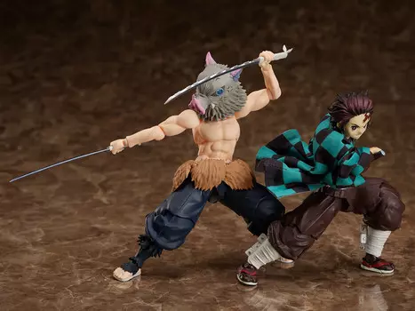 Фигурка Demon Slayer: Kimetsu no Yaiba - Inosuke Hashibira 1/12 Scale Action Figure (BUZZmod Ver.)