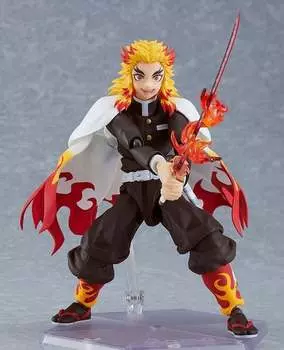 Фигурка Demon Slayer: Kimetsu no Yaiba - Kyojuro Rengoku 15 см Figma Max Factor