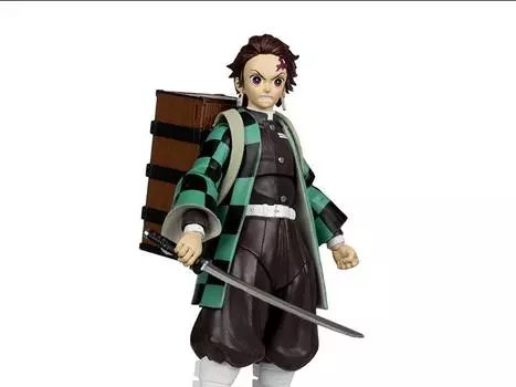 Фигурка Demon Slayer: Kimetsu no Yaiba Tanjiro Kamado (with Nezuko's Box) 7" Action Figure Mcfarlane Toys