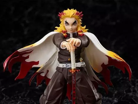 Фигурка Demon Slayer: Kimetsu no Yaiba The Movie: Mugen Train BUZZmod. Rengoku Kyojuro 1/12 Scale Action Figure Aniplex Inc.