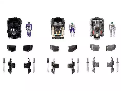 Фигурка Diaclone TM-21 Tactical Mover EX Core & Armament Wave 1 Set Takara Tomy