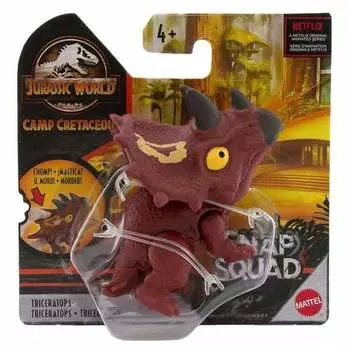 Фигурка динозавра Jurassic World Triceratops Snap Mattel