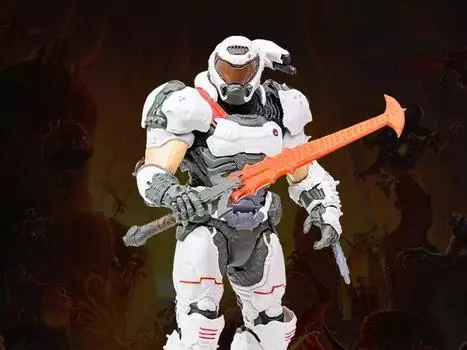 Фигурка DOOM Slayer (White Armor) BBTS Exclusive Action Figure Mcfarlane Toys
