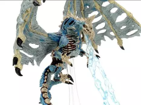Фигурка Dungeons & Dragons Icons of the Realm: Boneyard - Blue Dracolich Premium Painted Figure (Set 18) Wizkids