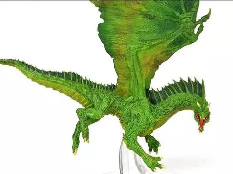 Фигурка Dungeons & Dragons Icons of the Realms Adult Green Dragon Premium Painted Figure WIZKIDS