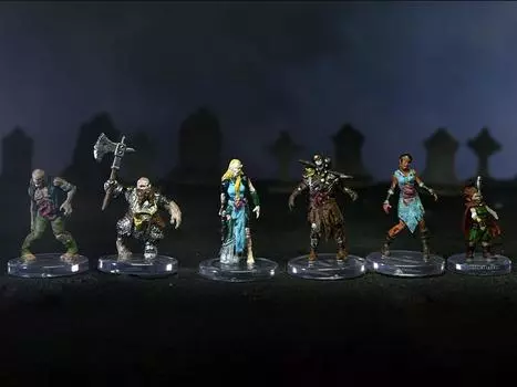 Фигурка Dungeons & Dragons Icons of the Realms: Undead Armies - Zombies Starter Pack Set Wizkids