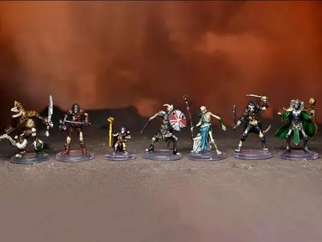 Фигурка Dungeons & Dragons Icons of the Realms: Undead Armies - Skeletons Starter Pack Set Wizkids