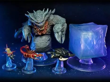 Фигурка Dungeons & Dragons Icons of the Realms: Spelljammer Adventures in Space Attacks from Deep Space Ship Scale Set Wizkids