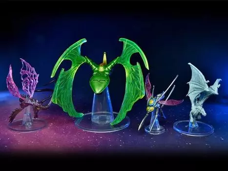 Фигурка Dungeons & Dragons Icons of the Realms: Spelljammer Adventures in Space Astral Elf Patrol Ship Scale Set Wizkids