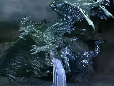 Фигурка Dungeons & Dragons Icons of the Realms Adult Blue Shadow Dragon Premium Painted Figure Wizkids