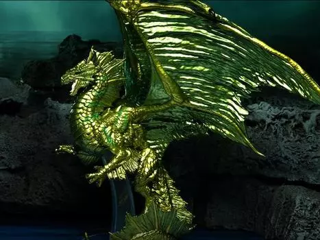 Фигурка Dungeons & Dragons Icons of the Realms Adult Bronze Dragon Premium Painted Figure Wizkids