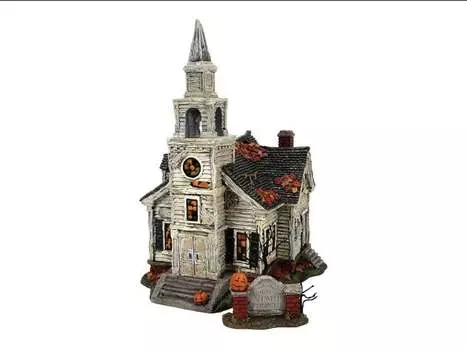 Фигурка Elvira, Mistress of the Dark Hot Properties Village Fallen Church of Fallwell Figurine Enesco, Llc