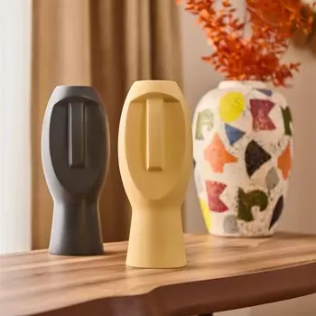 Фигурка Evidea Deco Abstract Face - Бежевый - 24,5x10x9 см