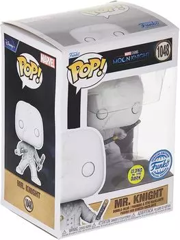 Фигурка Funko Marvel Moon Knight Mr Knight Glow in The Dark Pop! Vinyl Collectible Figure - Limited Edition Exclusive