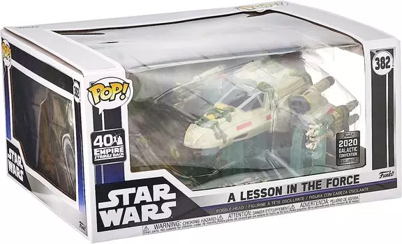 Фигурка Funko POP! Deluxe: Yoda Lifting X-Wing, Galactic Convention Exclusive