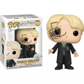 Фигурка Funko Pop! Драко Малфой и паук (с защитным кейсом)