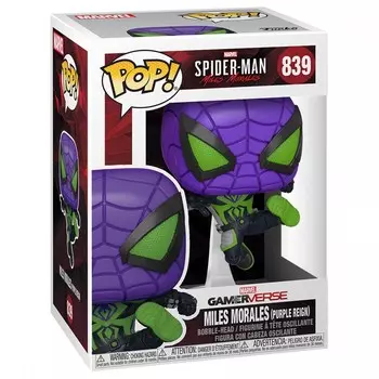 Фигурка Funko Pop! Games: Marvel’s Spider-Man: Miles Morales - Miles Purple Rain Suit