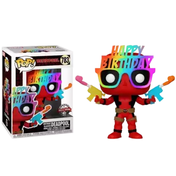 Фигурка Funko POP! Marvel Birthday Glasses Deadpool