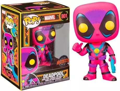 Фигурка Funko Pop Marvel Deadpool Blacklight Figure