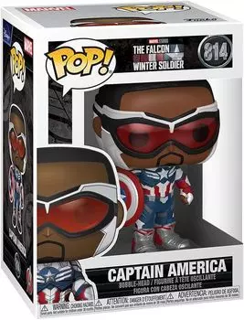 Фигурка Funko POP Marvel: Falcon and The Winter Soldier - Captain America (Sam Wilson),3.75 inches,Multicolor,51630