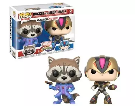 Фигурка Funko Pop Marvel Vs Capcom Rocket Mega Man Funko Pop Фигурка Inna marka