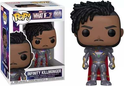 Фигурка Funko POP Marvel: What If? - Infinity Killmonger, Multicolor