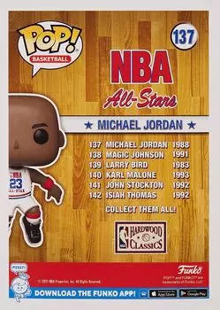 Фигурка Funko POP! NBA: Legends - Michael Jordan, 1988 All Star Game