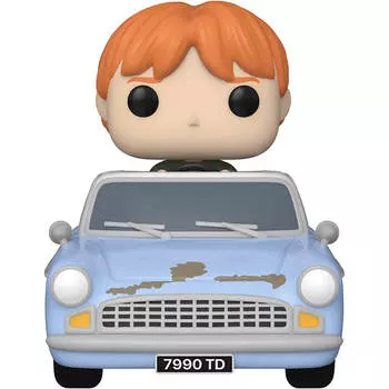 Фигурка Funko Pop! Ride Super Deluxe: Chamber of Secrets 20th Anniversary, Рон Уизли на летающем Форде "Англия"