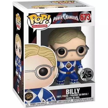Фигурка Funko Pop! Television: Power Rangers - Blue Ranger (No Helmet)