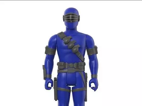 Фигурка G.I. Joe ReAction Snake Eyes (Ver.3) Figure Super7