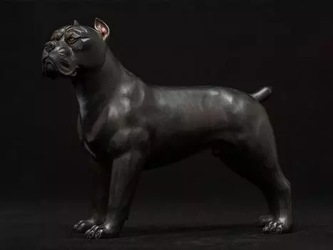 Фигурка Gangsters Kingdom Spade 8 Dog Casro (Black) 1/6 Scale Figure Damtoys