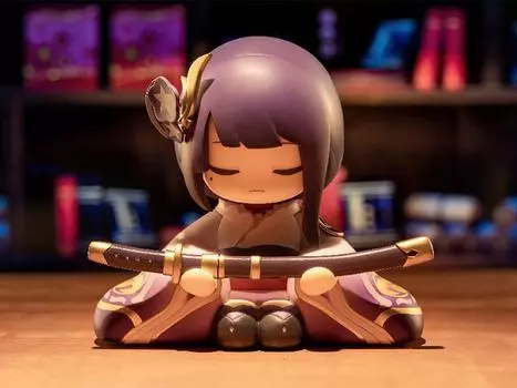 Фигурка Genshin Impact Statue of Her Excellency, the Almighty Narukami Ogosho, God of Thunder Mihoyo