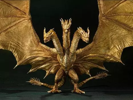 Фигурка Godzilla: King of the Monsters S.H.MonsterArts King Ghidorah (Special Color Version) Bandai Spirits