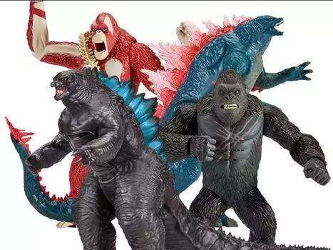 Фигурка Godzilla x Kong: The New Empire Deluxe Titan Case of 4 Figures Playmates