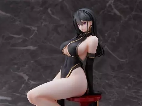 Фигурка Hayabusa Illustration Kuro China-san (Black China Dress) Figure Union Creative