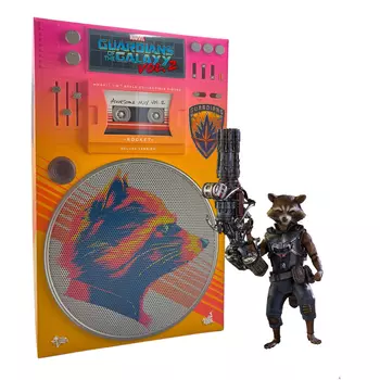 Фигурка Hot Toys Guardians Of The Galaxy Vol 2 : Rocket (Deluxe Edition) MMS411, 16 см