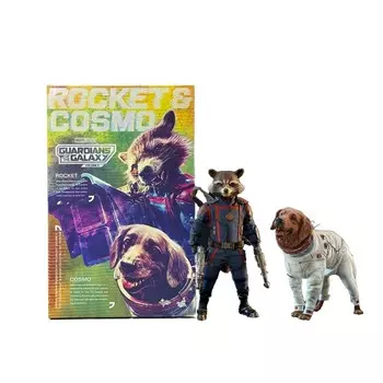 Фигурка Hot Toys Guardians of the Galaxy Vol. 3: Rocket and Cosmo 1:6, 16 см