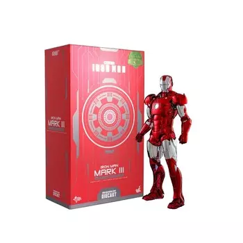 Фигурка Hot Toys Iron Man Iron Man Mark III (Red & Chrome Version) 1:6, 32,5 см