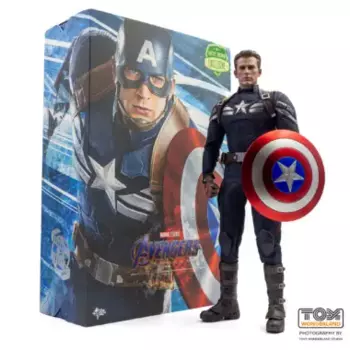 Фигурка Hot Toys Marvel Avengers, Endgame Captain America 1:6 MMS607, 30 см