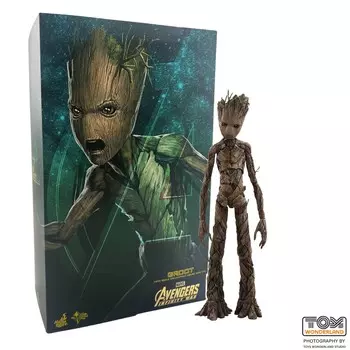 Фигурка Hot Toys Marvel, Avengers Infinity War Groot MMS475, 29 см