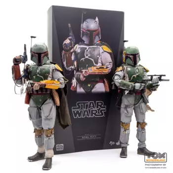 Фигурка Hot Toys Star Wars: The Empire Strikes Back, Boba Fett (40th Anniversary Collection) MMS574, 30 см