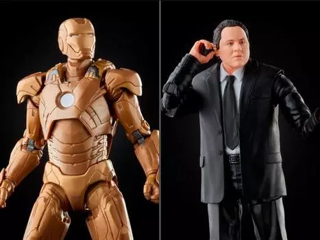 Фигурка Iron Man 3 Marvel Legends The Infinity Saga Happy & Iron Man Mark XXI Two-Pack Exclusive Hasbro