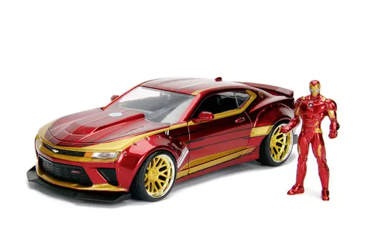 Фигурка Jada Avengers 2016 Chevrolet Camaro + Iron Man 1:24 253225003