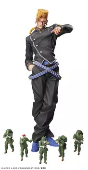 Фигурка JoJo's Bizarre Adventure - Keicho Nijimura & Bad Company Statue Legend Figure Set (Re-run)