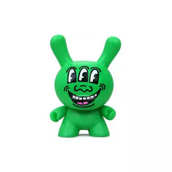Фигурка Kidrobot Keith Haring Three-Eyed Face Masterpiece Dunny, зеленый