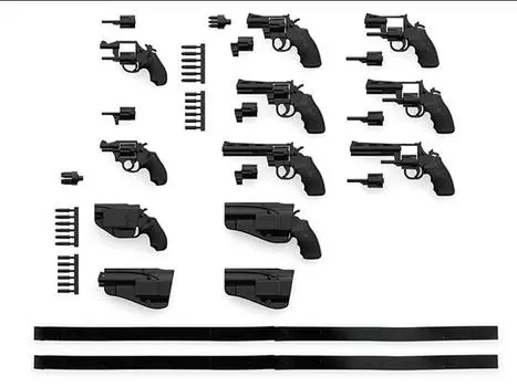Фигурка Little Armory LA074 figma Revolver Set A 1/12 Scale Accessory Set Takara Tomy